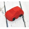 Figurka cukrowa autko czerwone do dekoracji tortu 1 szt.
